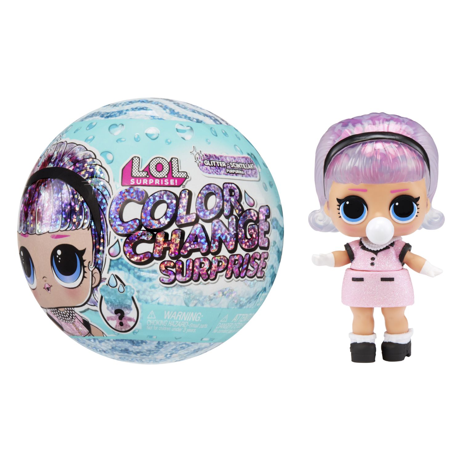 L.O.L. SURPRISE! GLITTER COLOR CHANGE DOLL ASSORTI