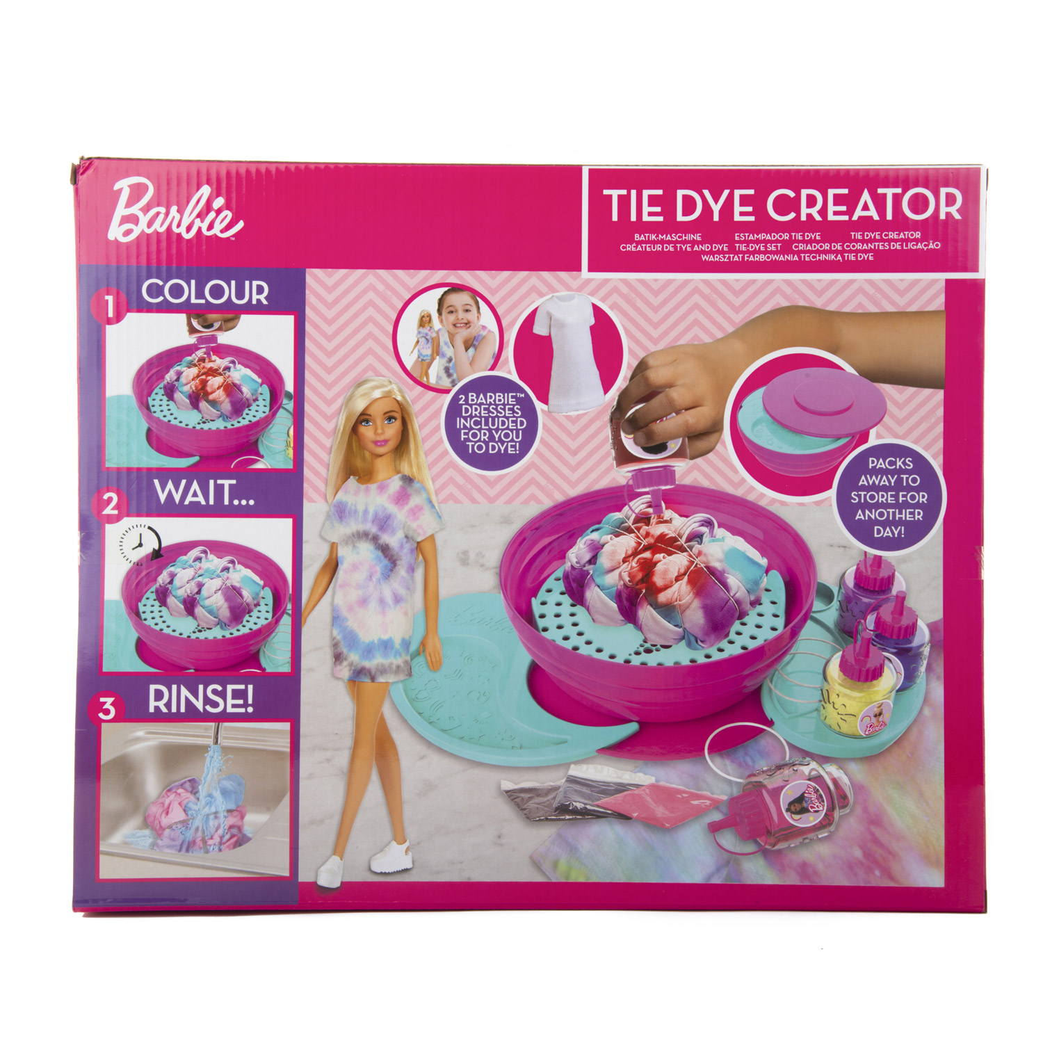 BARBIE TIE DYE MACHINE MET POP