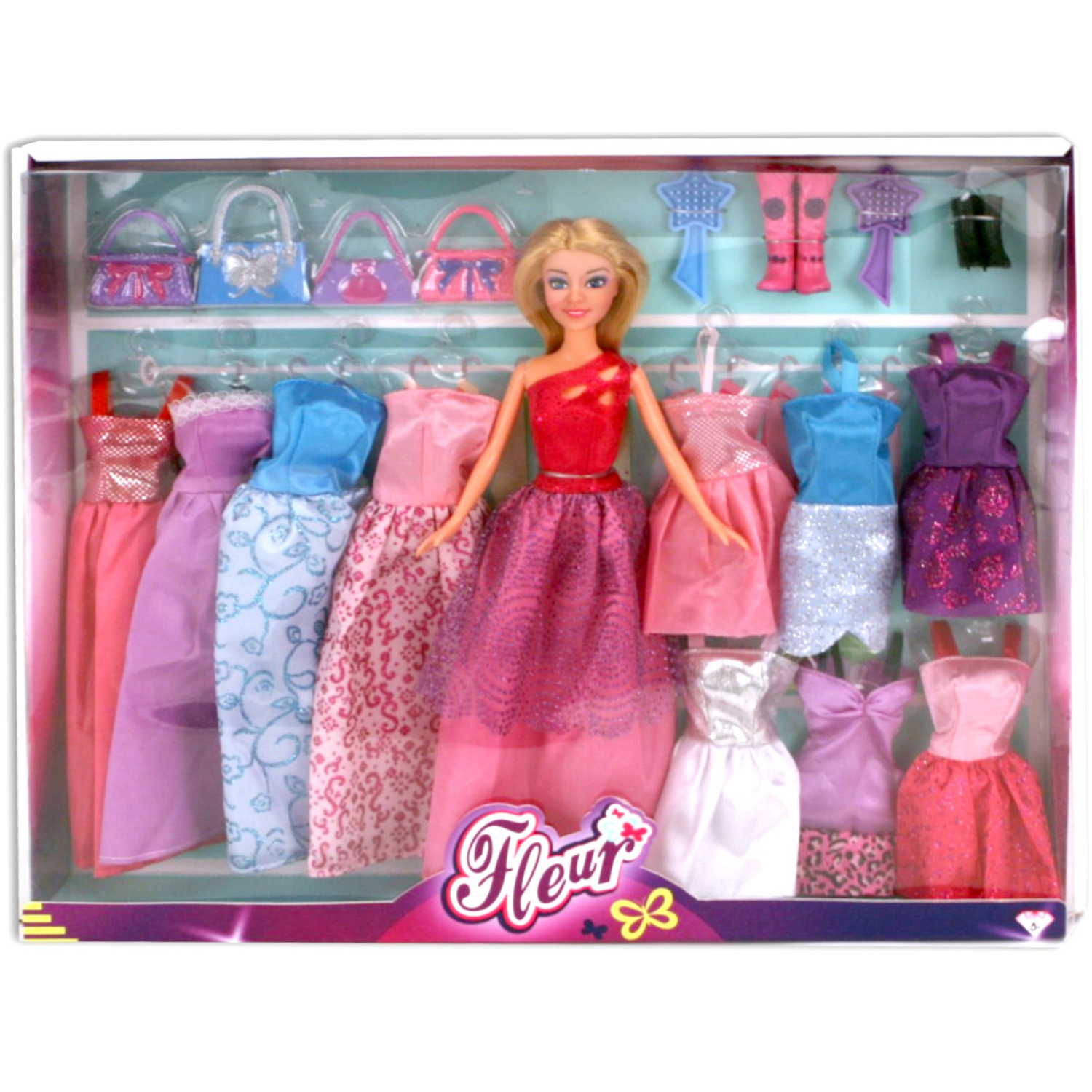 KLEDING POP FLEUR 16 ASSORTI MET POP